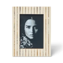 New Horgans Afia Photo Frame 5 x 7 White & Grey