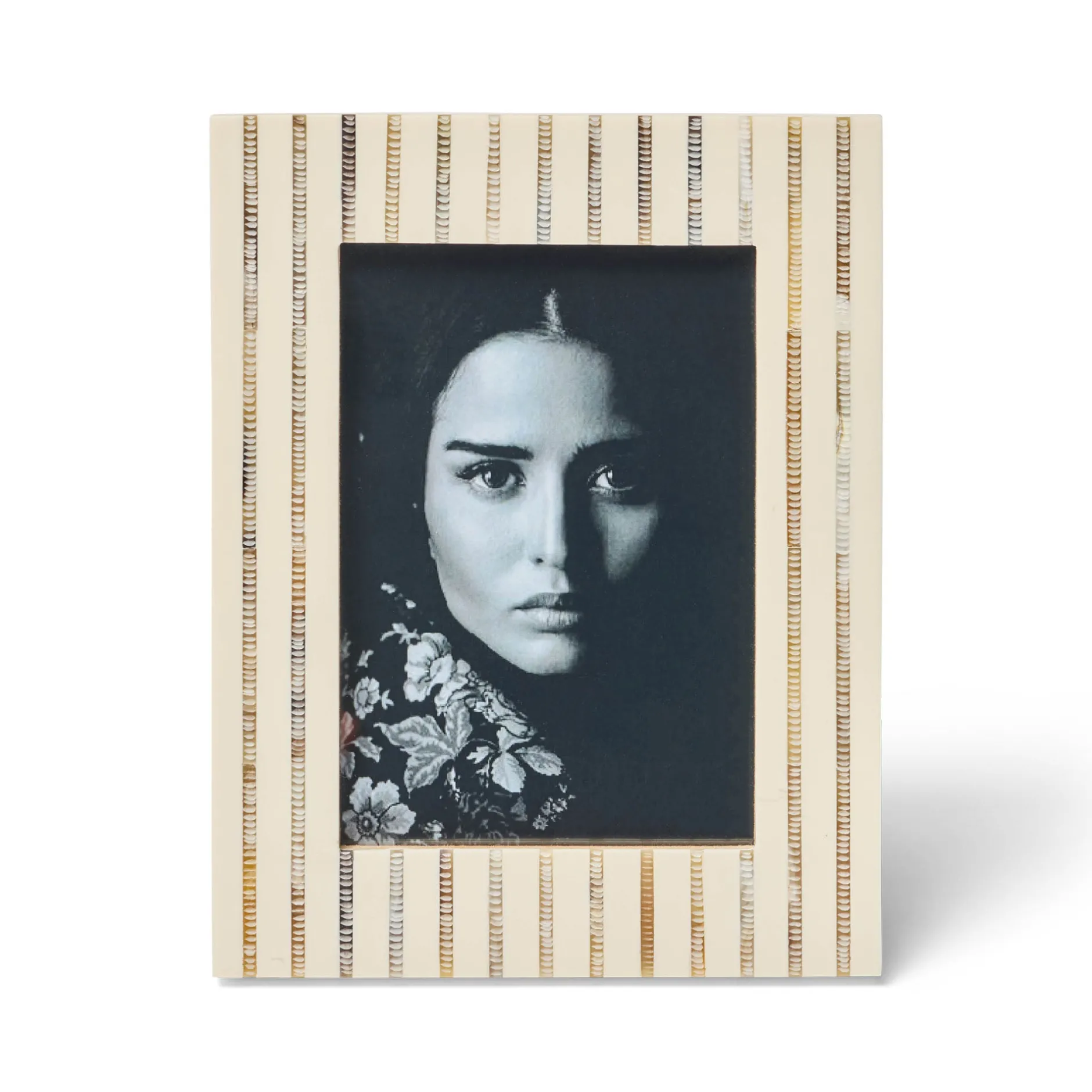 New Horgans Afia Photo Frame 5 x 7 White & Grey