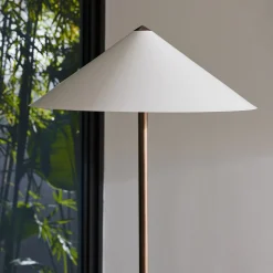 Online Horgans Aiko Floor Lamp Dark Bronze & White