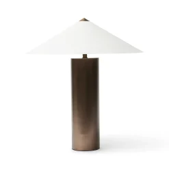 Online Horgans Aiko Table Lamp Dark Bronze & White
