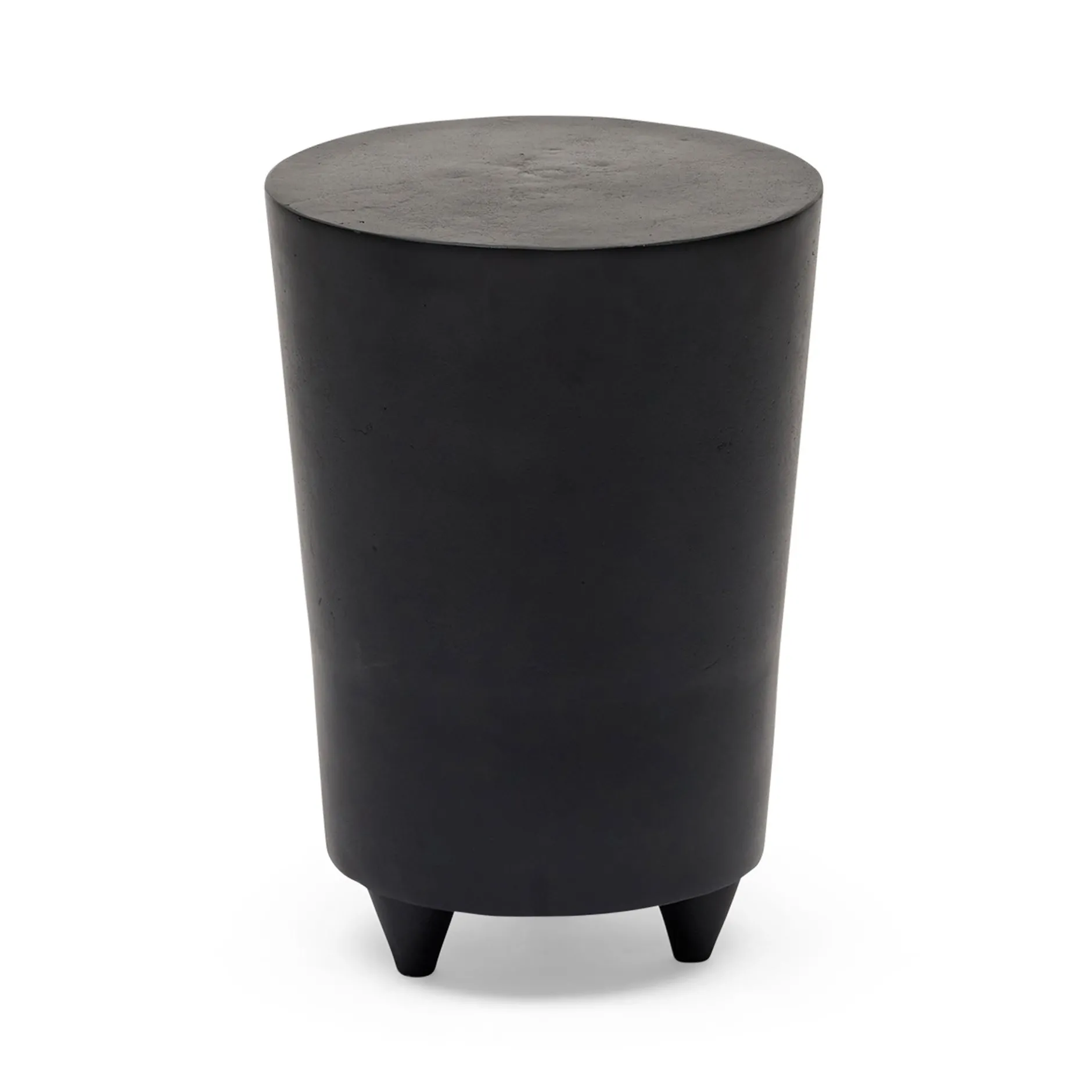 Discount Horgans Akin Drum Side Table Black