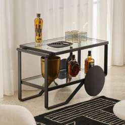Sale Horgans Alden Bar trolley Black