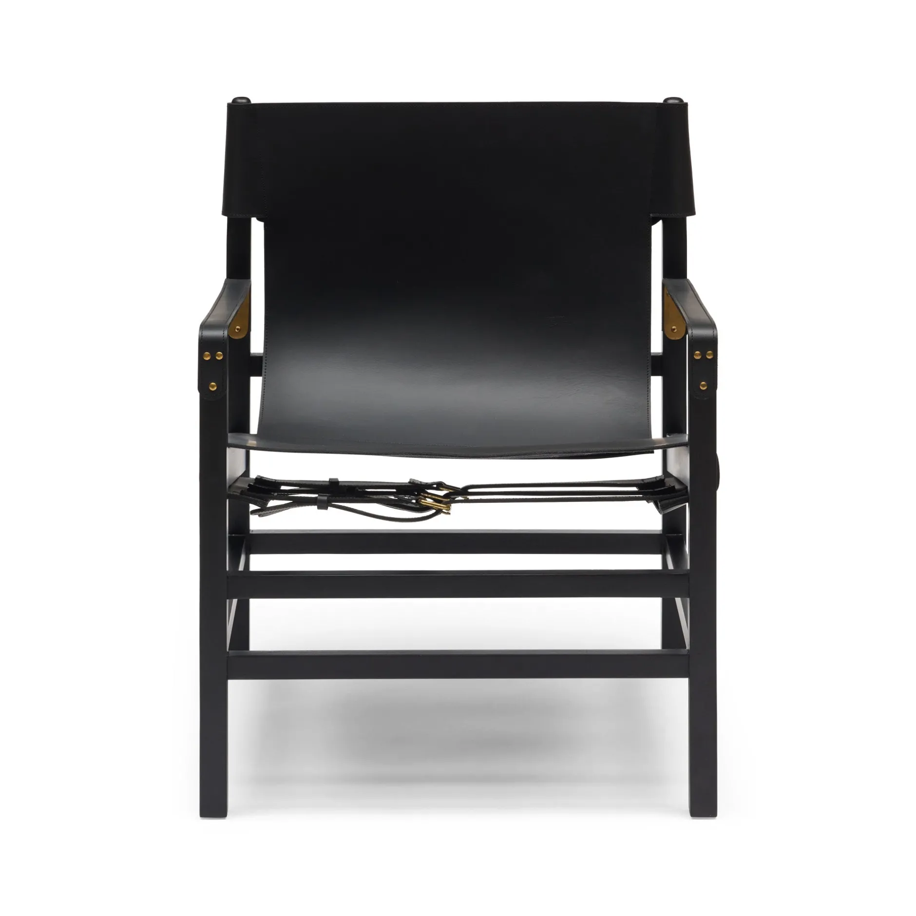 Discount Horgans Aldo Leather Armchair Black
