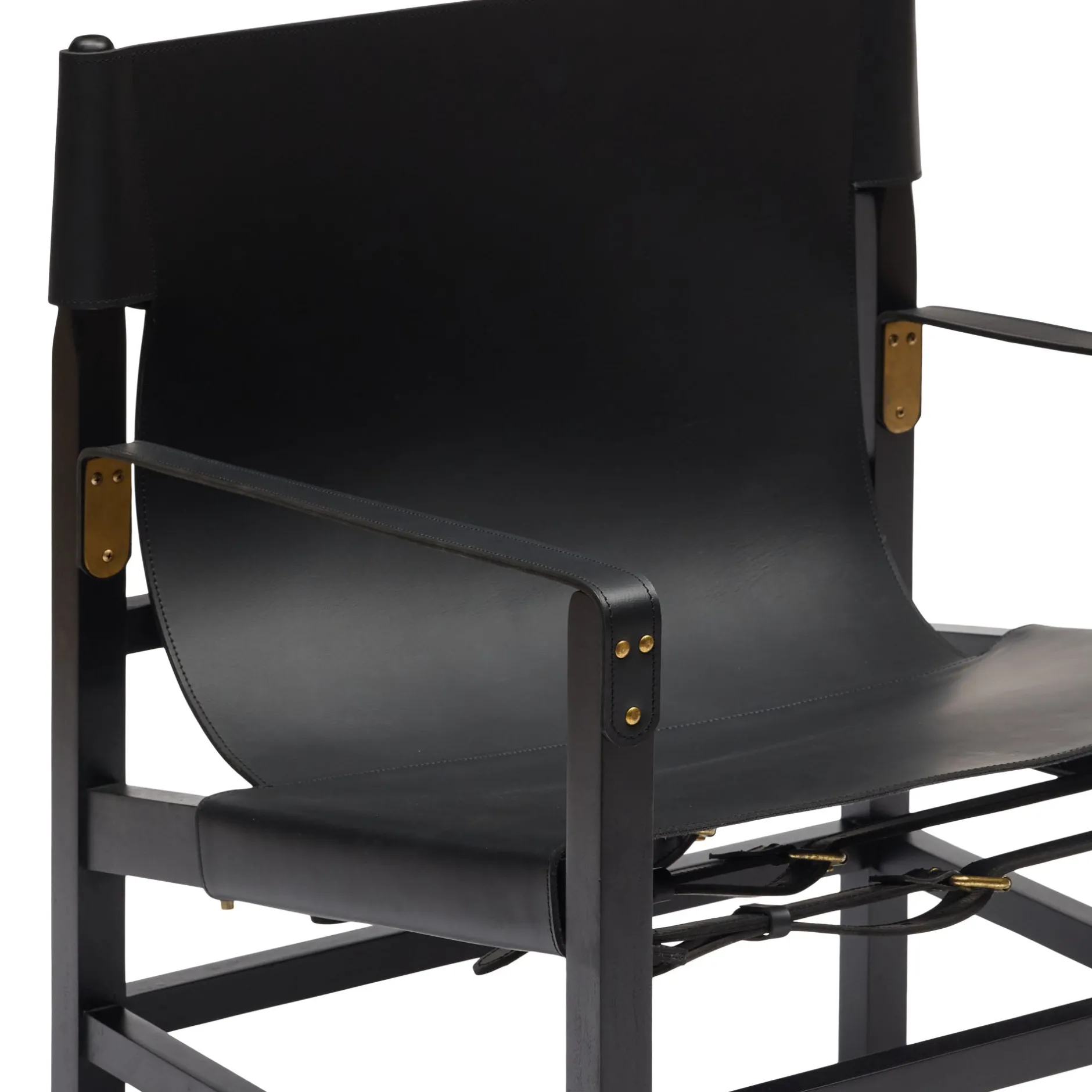 Discount Horgans Aldo Leather Armchair Black