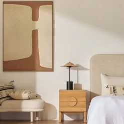 Best Horgans Alma Framed Wall Art Brown & Cream