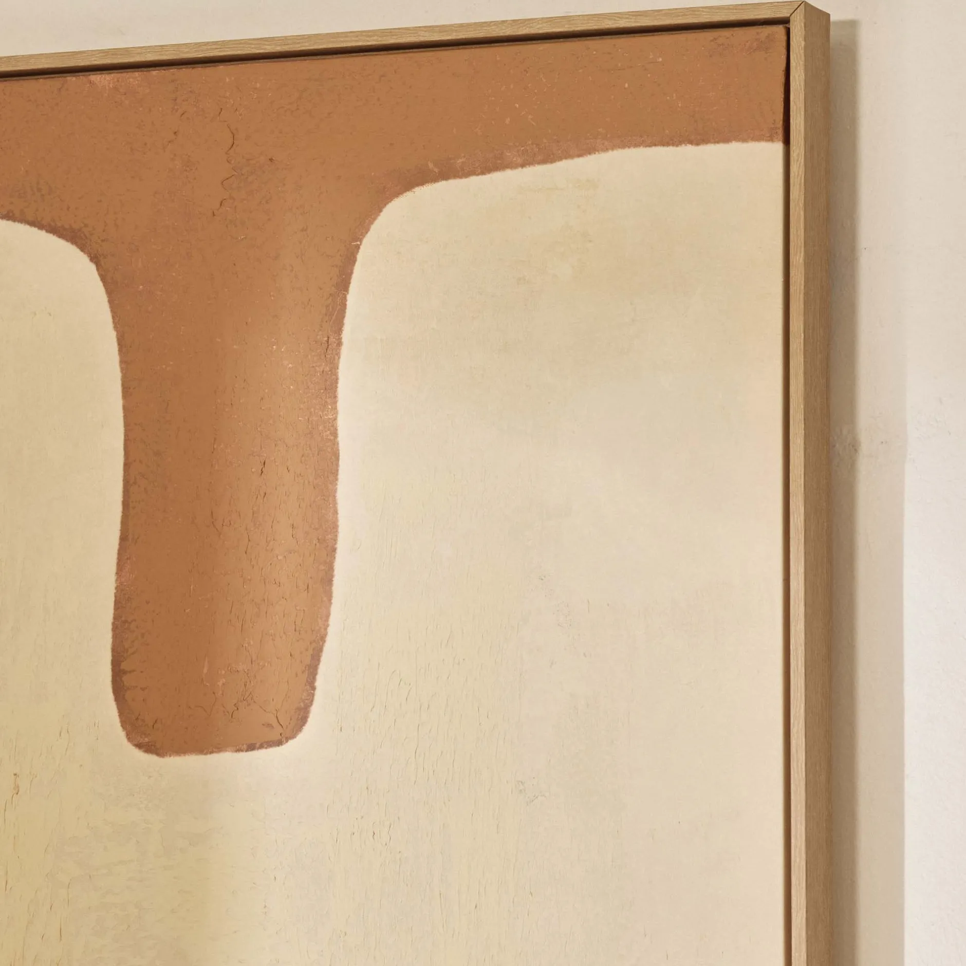 Best Horgans Alma Framed Wall Art Brown & Cream