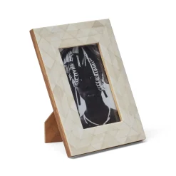 New Horgans Almasi Photo Frame 4 x 6 Natural Bone