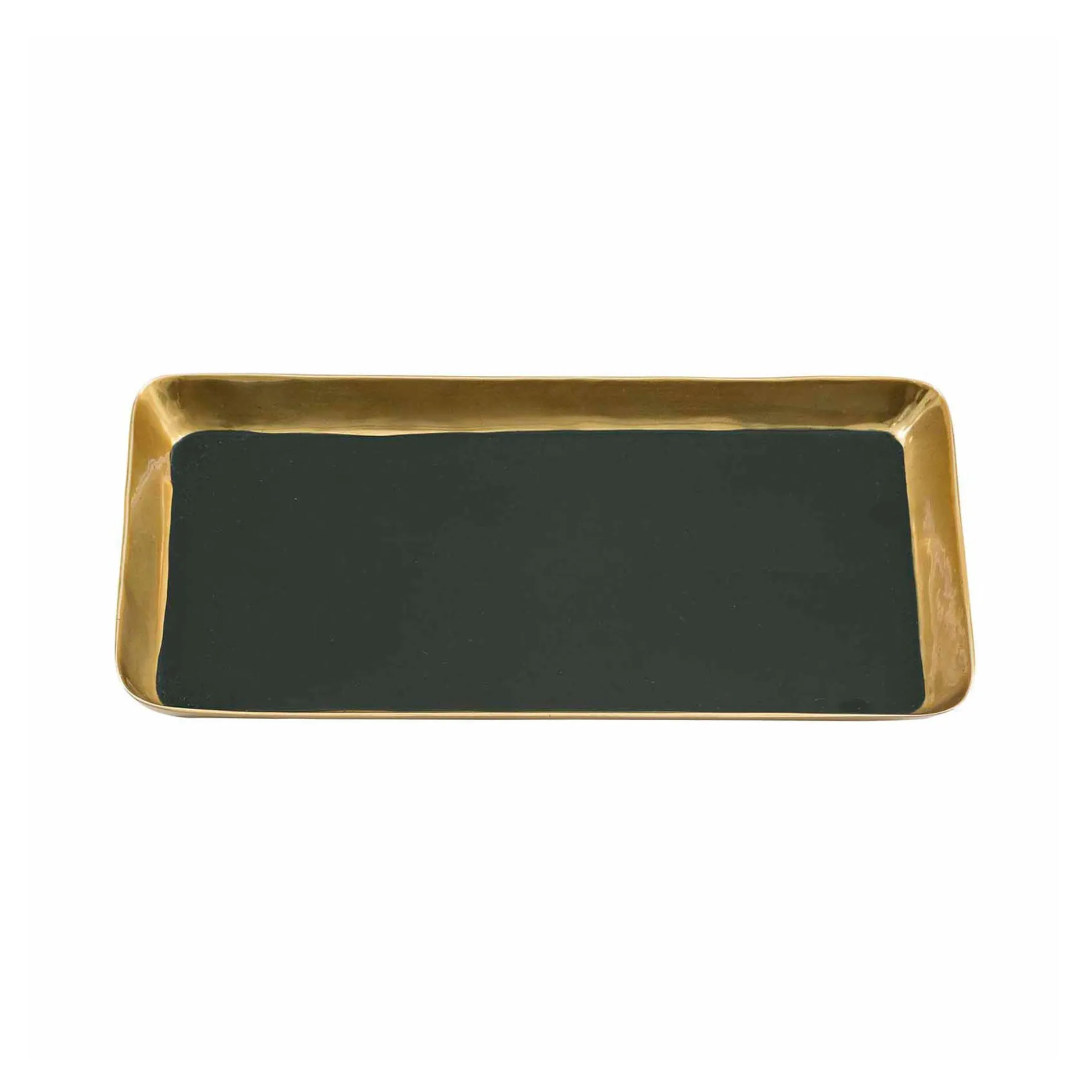Best Horgans Almina Enamel Rectangle Tray Green Enamel