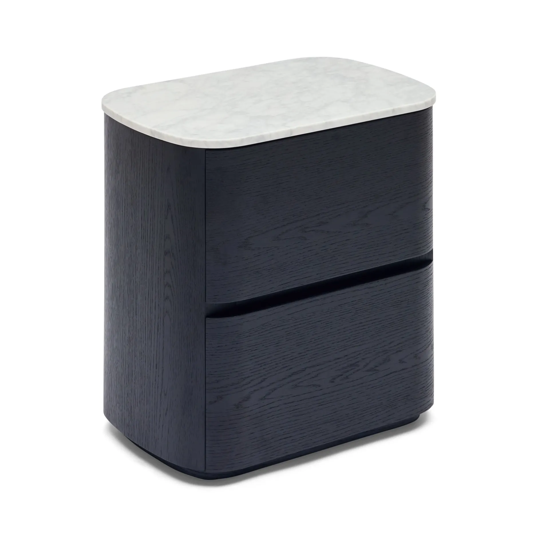 Hot Horgans Alza Bedside Carrara Marble Black