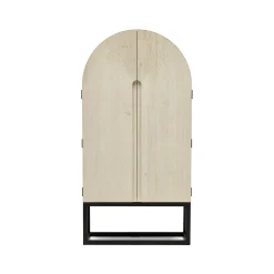 Discount Horgans Archer Recycled Pine Cabinet White Wash & Black