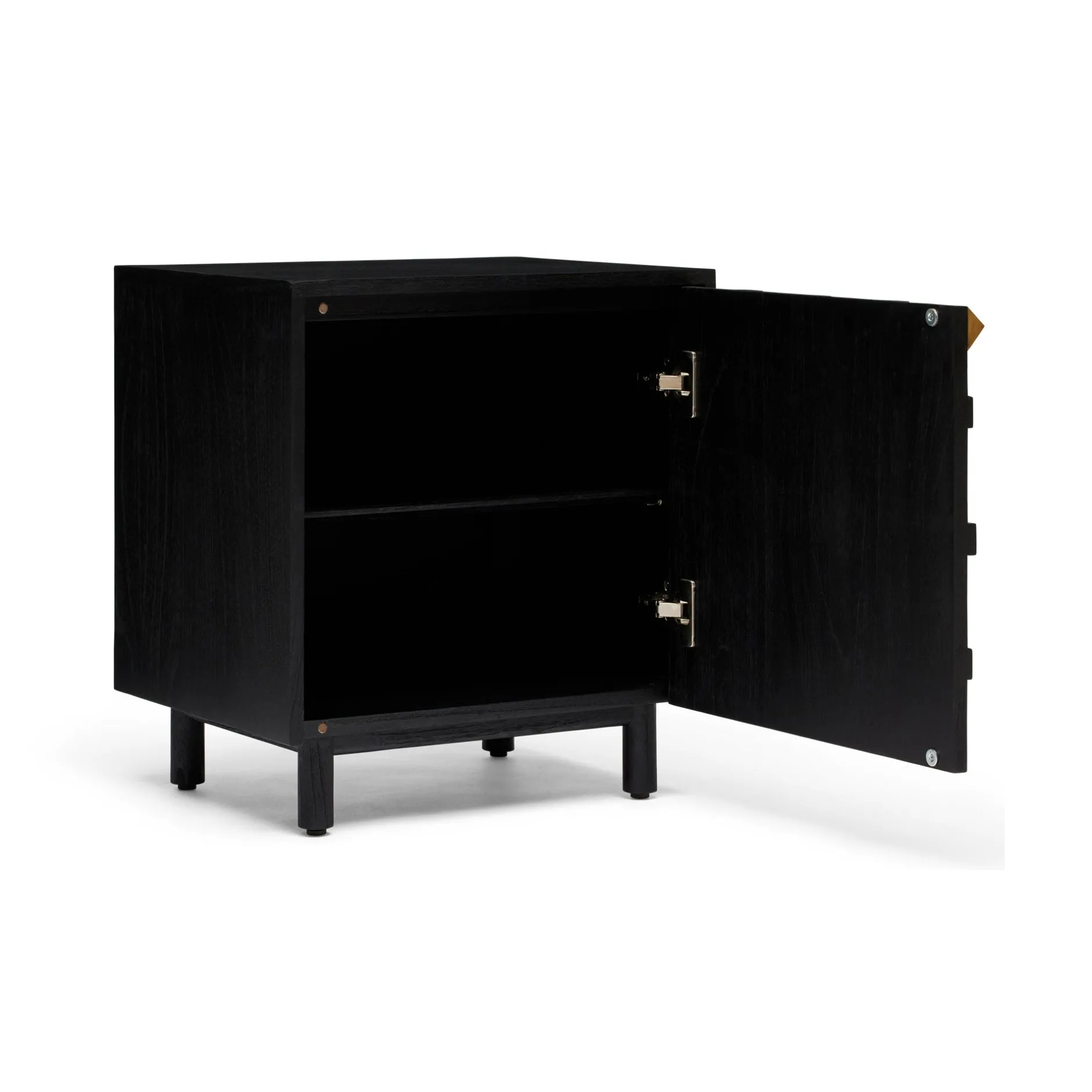 Outlet Horgans Ares Bedside Left Side Handle Black