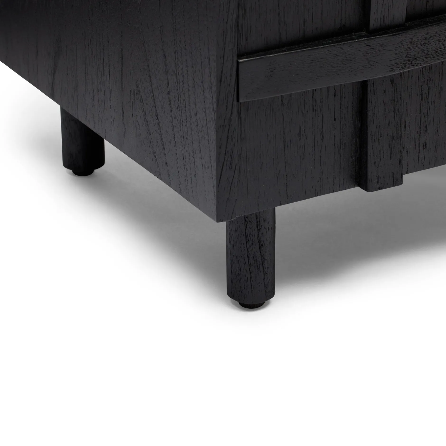 Outlet Horgans Ares Bedside Left Side Handle Black