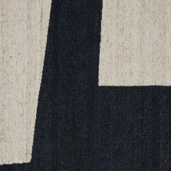 Fashion Horgans Arlo Rug 250 x 350 Black & Beige