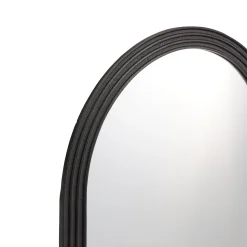 Online Horgans Ascot Oval Wall Mirror Matte Bronze Black