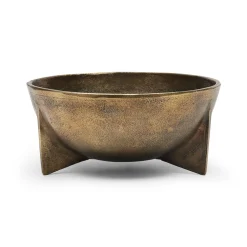 New Horgans Athena Bowl Small Antique Brass