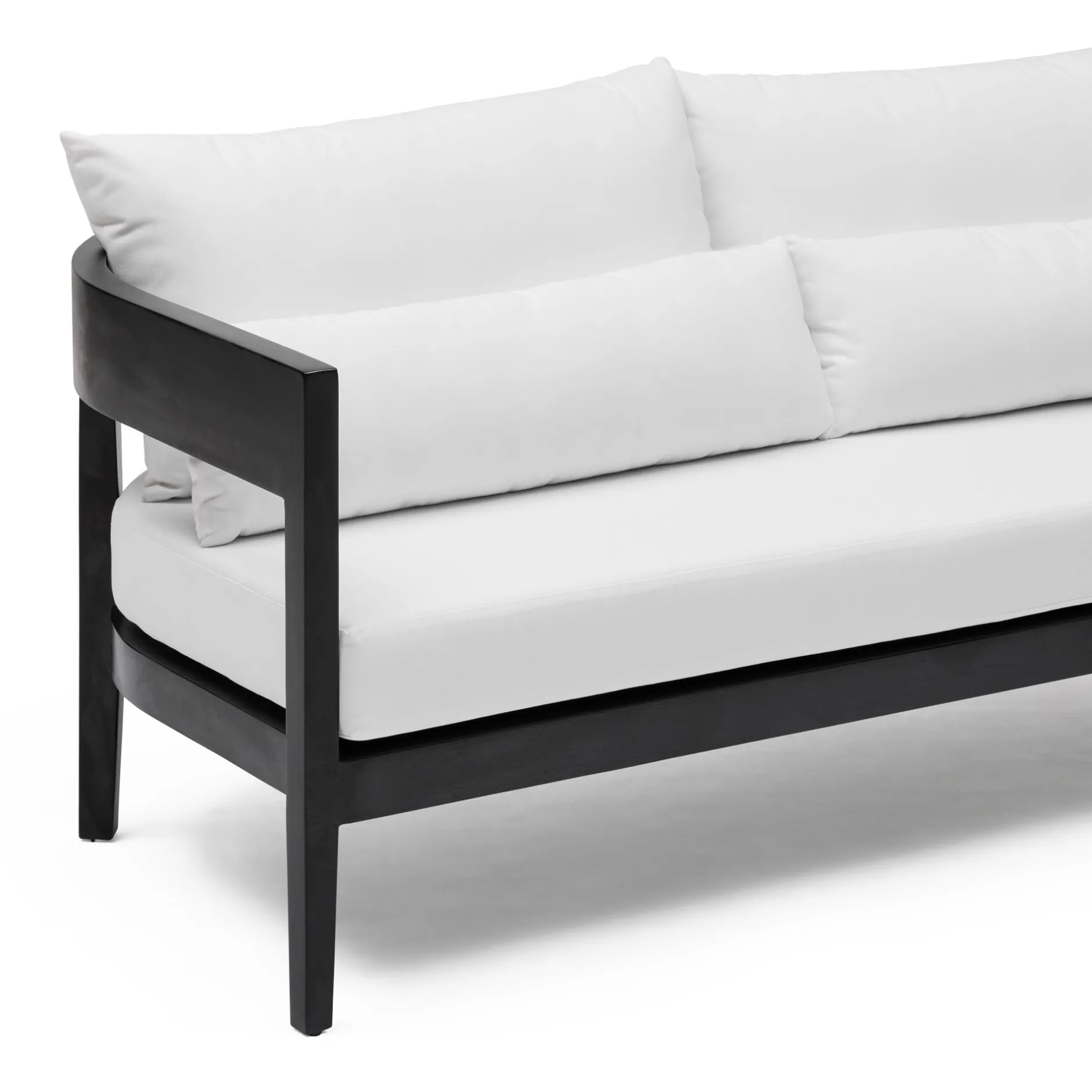 Sale Horgans Avoca Outdoor Sofa Black & White