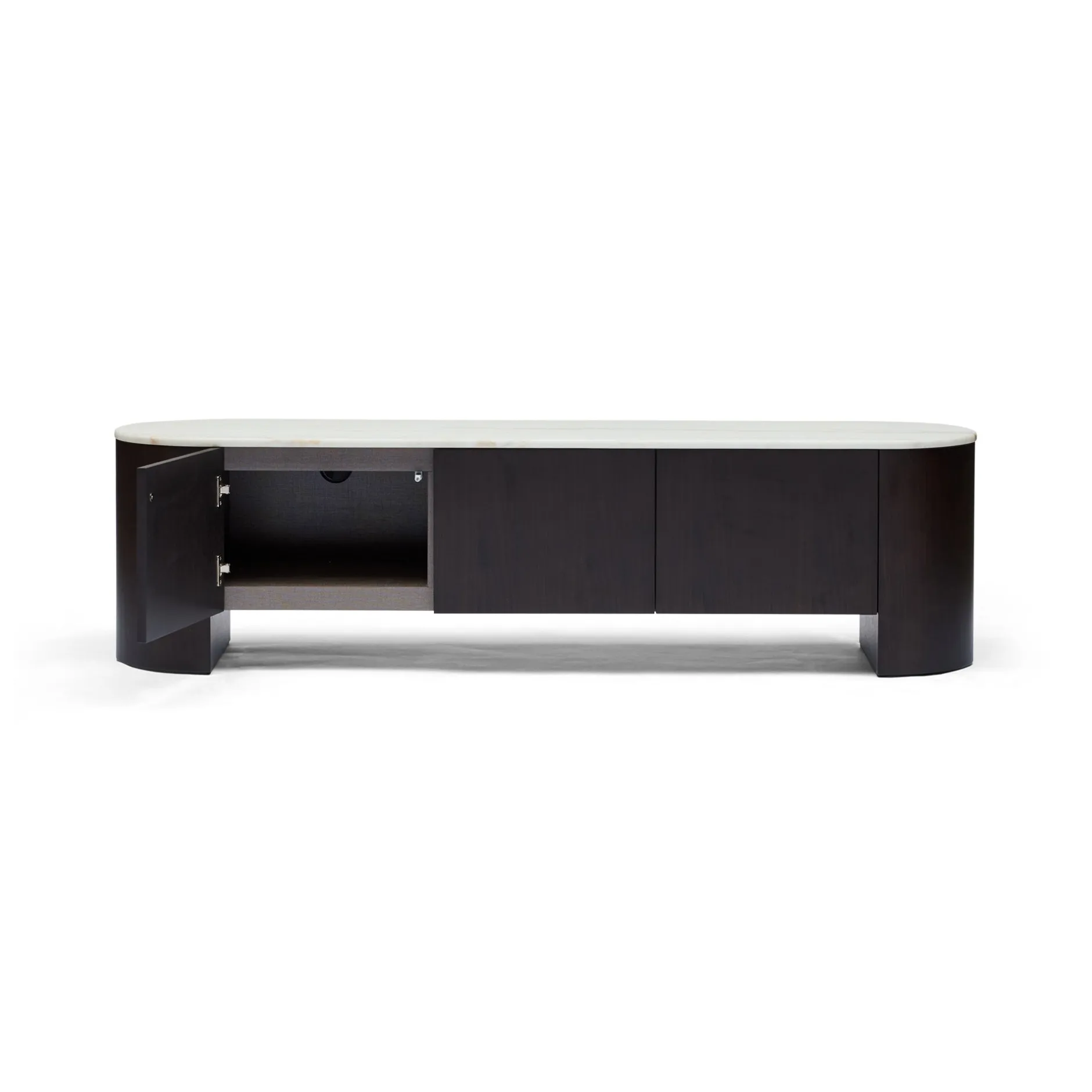 Online Horgans Axel Entertainment Unit Walnut
