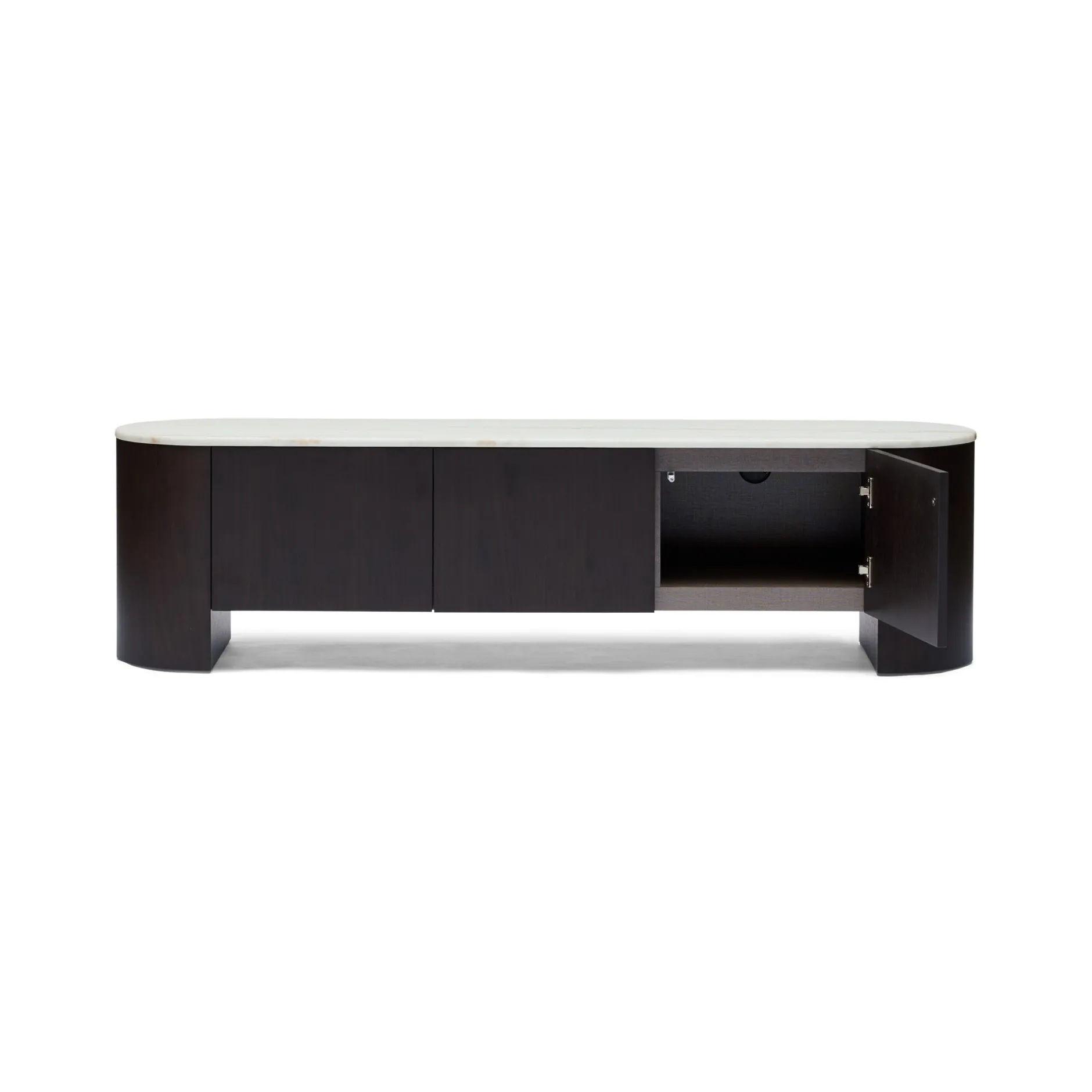 Online Horgans Axel Entertainment Unit Walnut