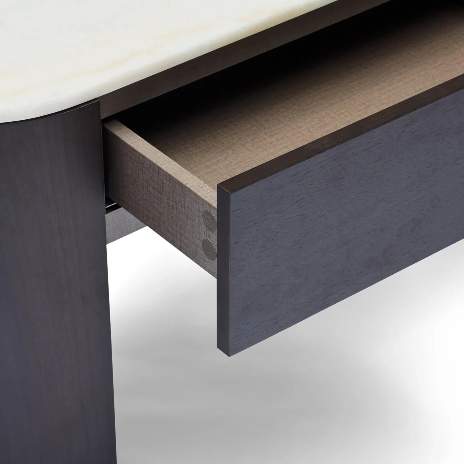 Best Horgans Axel Low Console Walnut