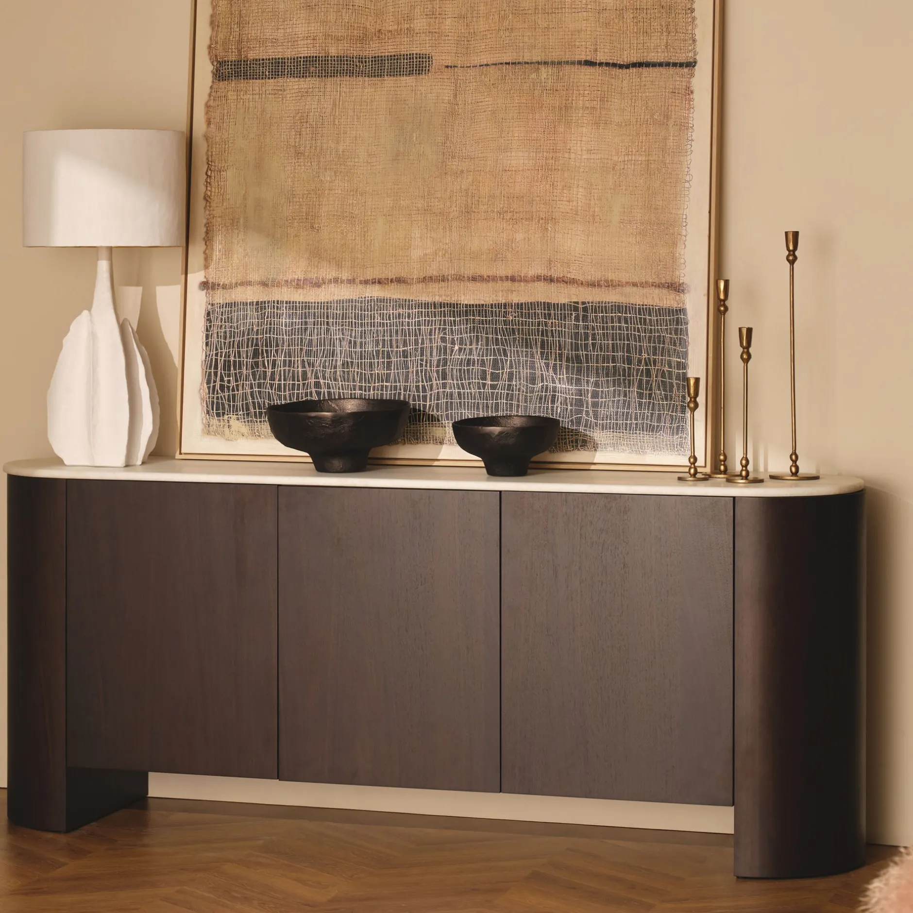 Online Horgans Axel Sideboard Walnut