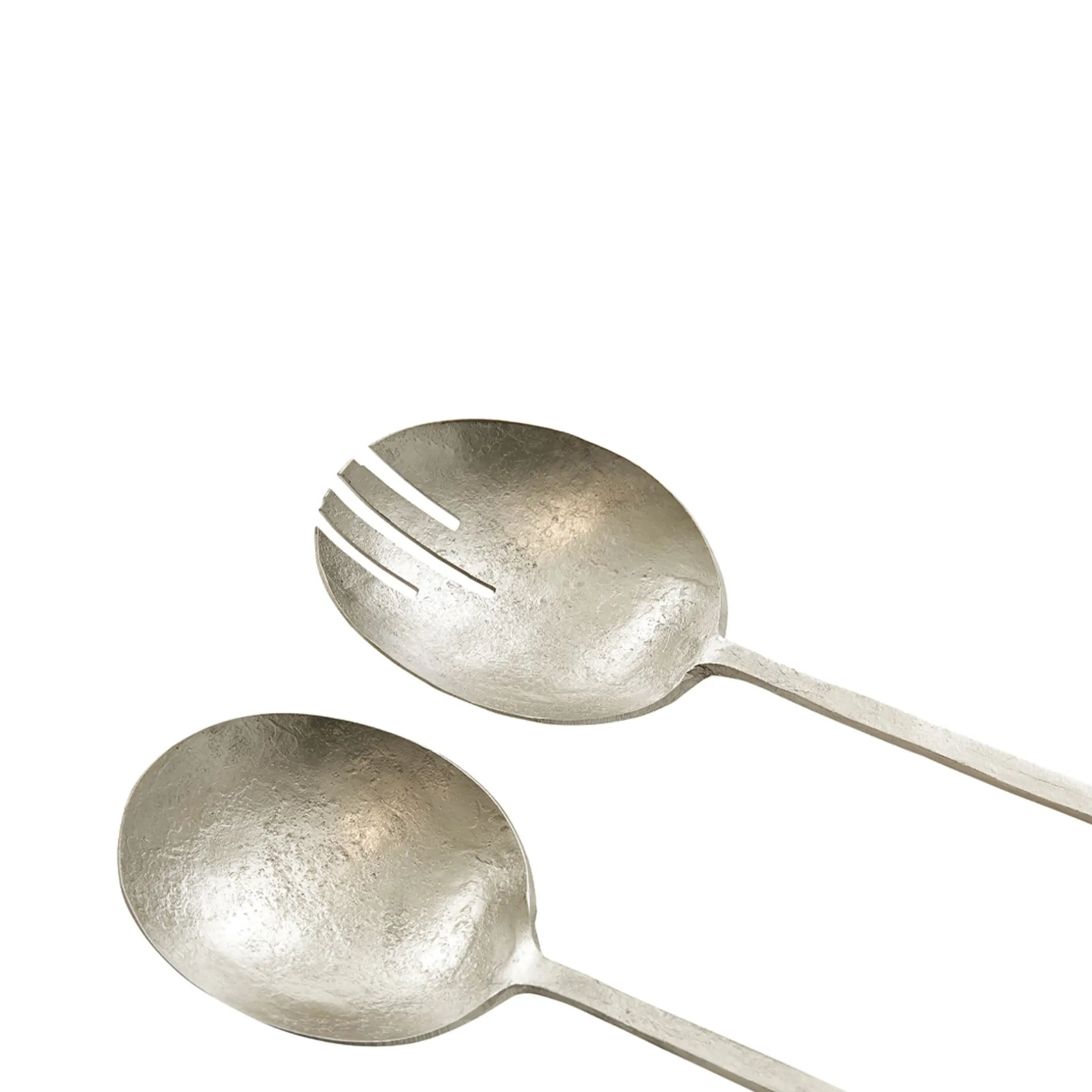 Fashion Horgans Beesh Iron Salad Servers Pewter