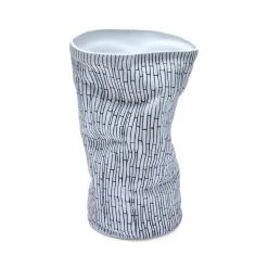 Outlet Horgans Boni Vase White & Black