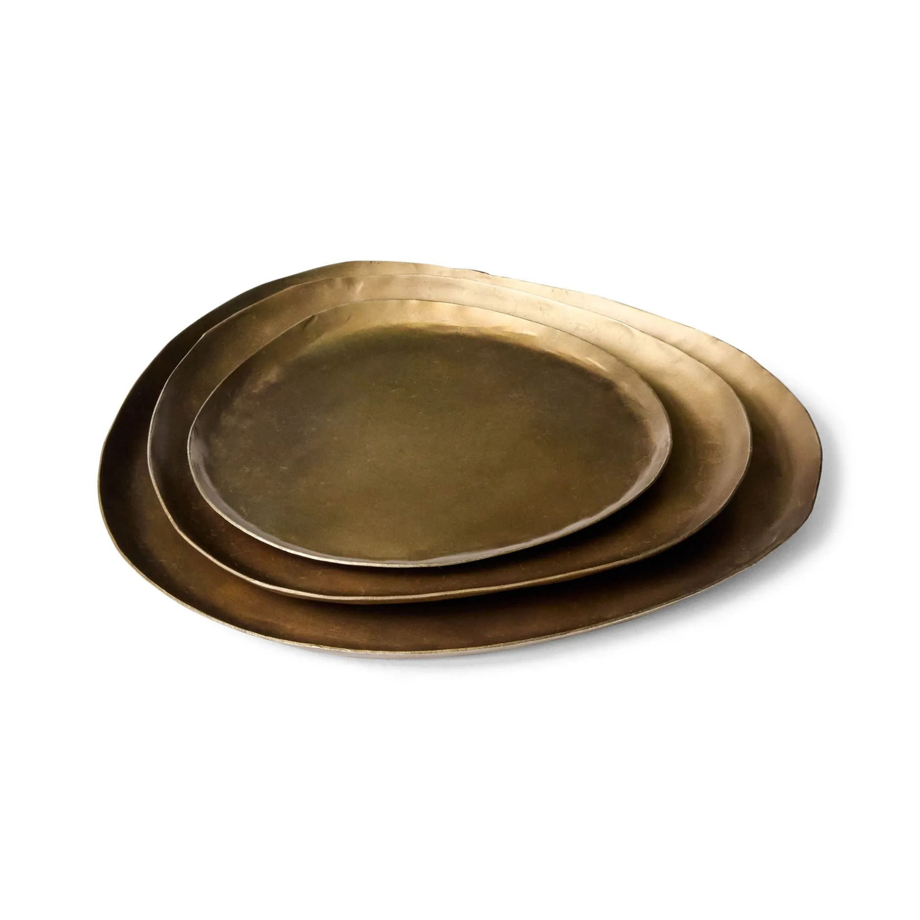 Sale Horgans Byron Tray Set Brushed Brass