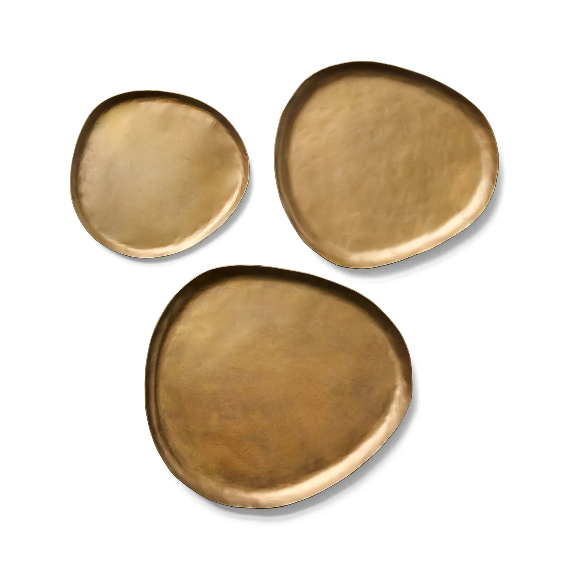 Sale Horgans Byron Tray Set Brushed Brass