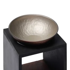 Fashion Horgans Cahya Oil Burner Wood & Silver