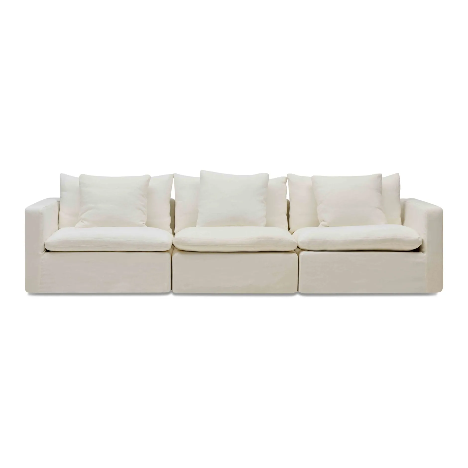Best Horgans Cape Modular Sofa 3 Seat Snow