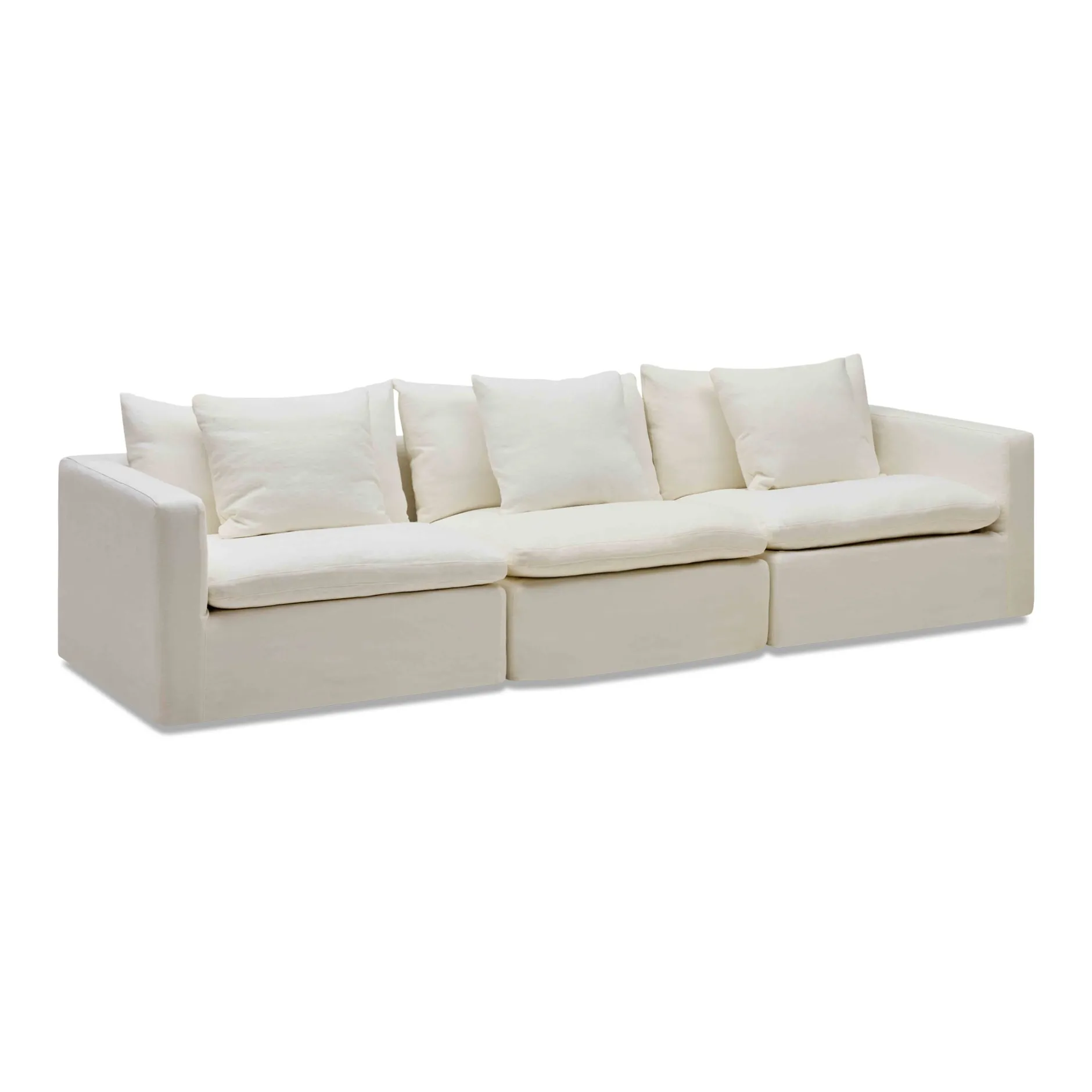 Best Horgans Cape Modular Sofa 3 Seat Snow