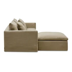 Sale Horgans Cape Modular Sofa 2 Seat with Ottoman Warm Stone