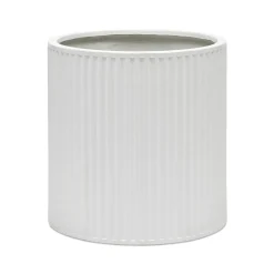 New Horgans Cayman Planter Large White Matte White
