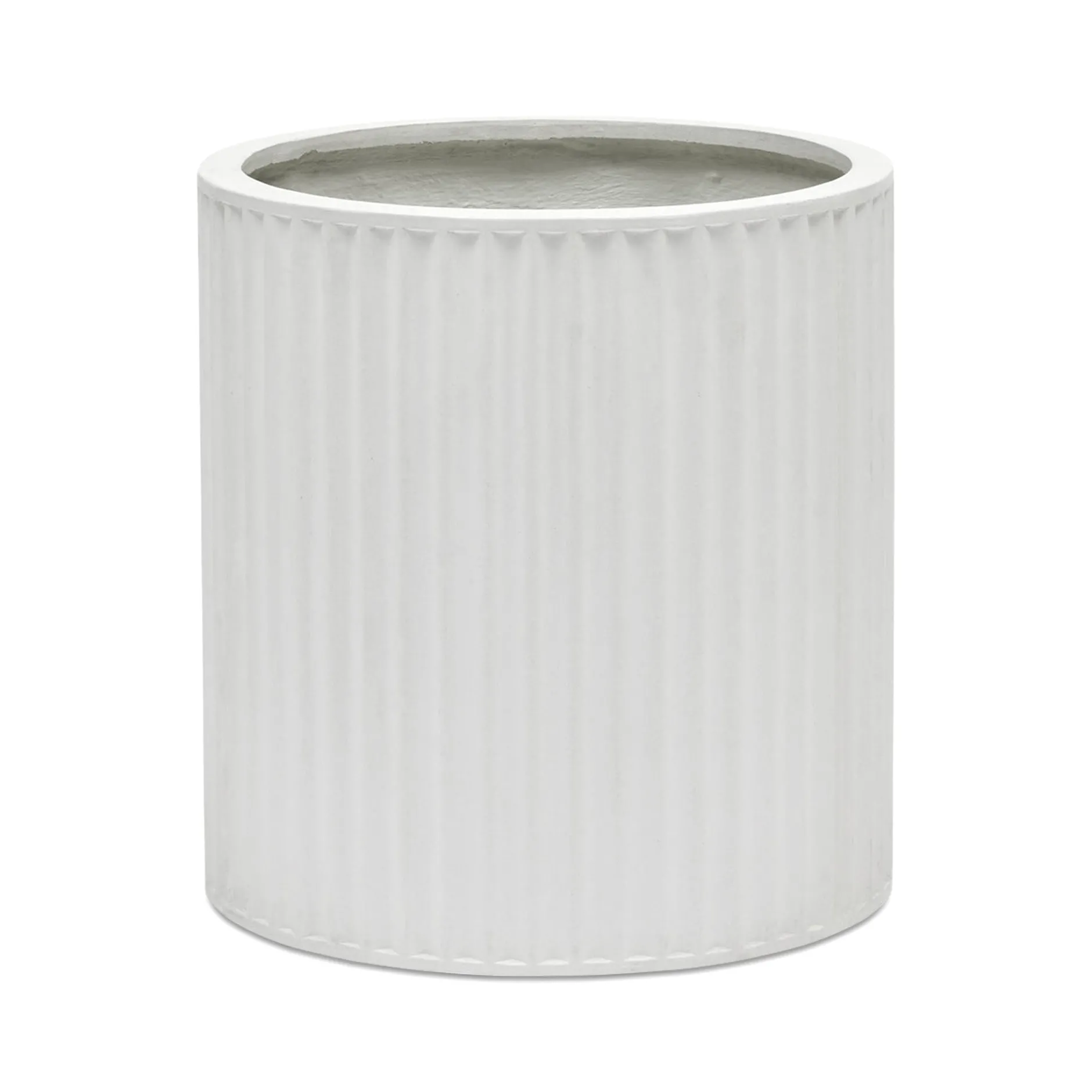 New Horgans Cayman Planter Medium White Matte White