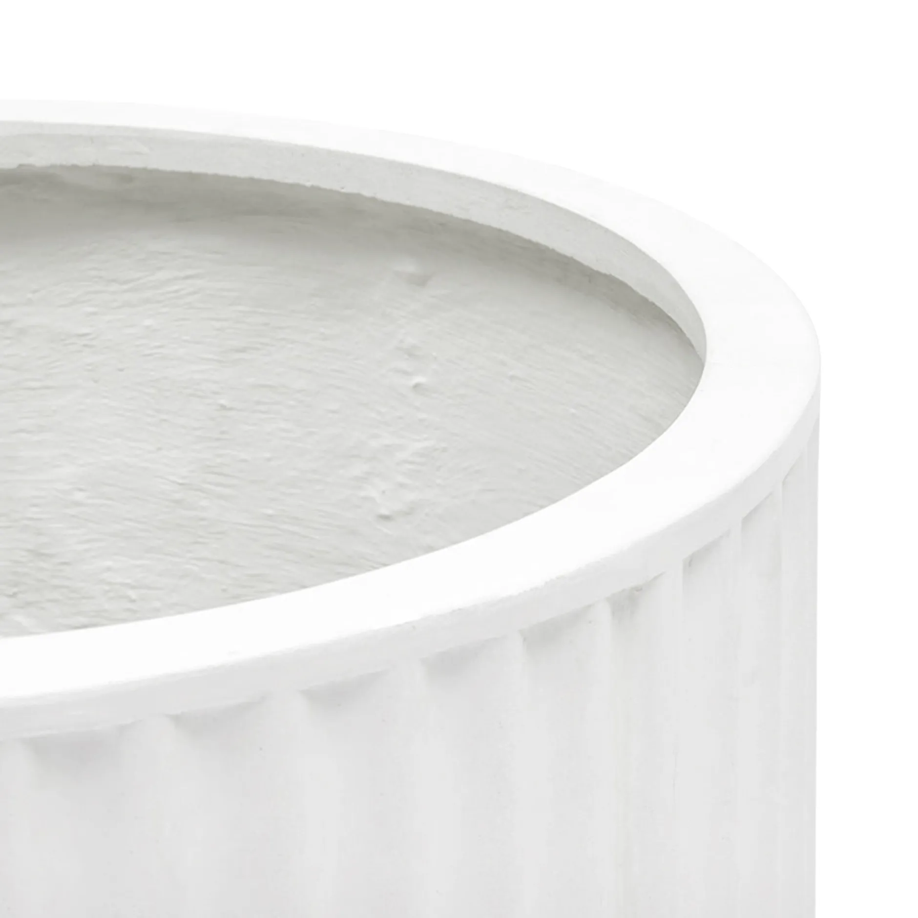 New Horgans Cayman Planter Medium White Matte White