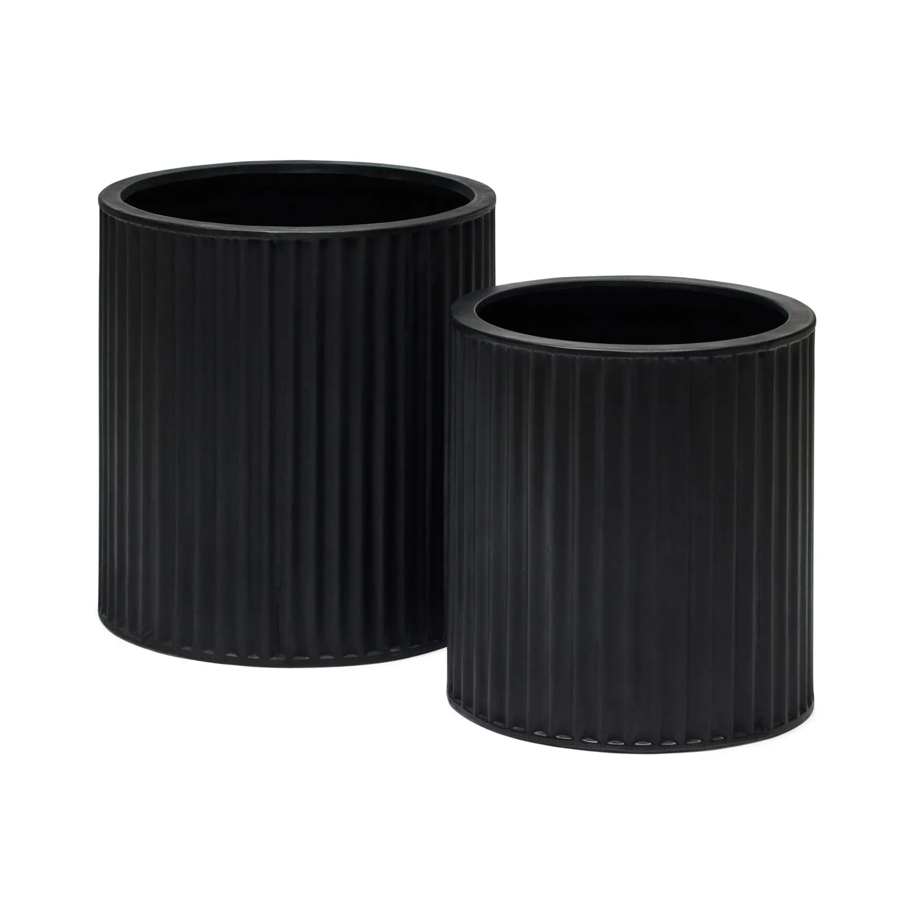 Discount Horgans Cayman Planter Set Duo Black Matte Black
