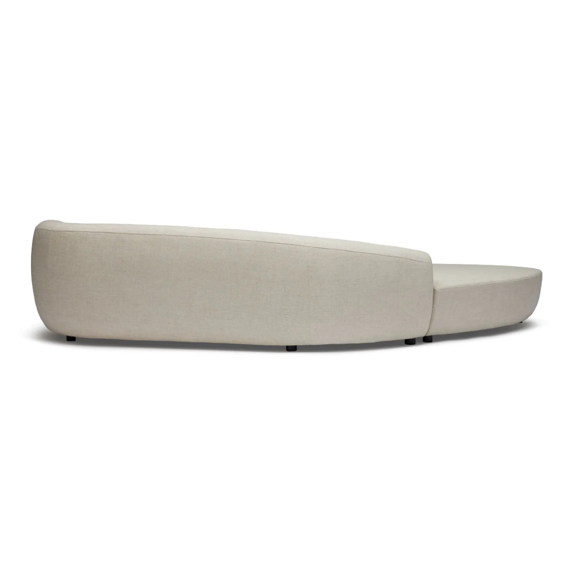 Discount Horgans Celine Sectional Sofa Left Ivory