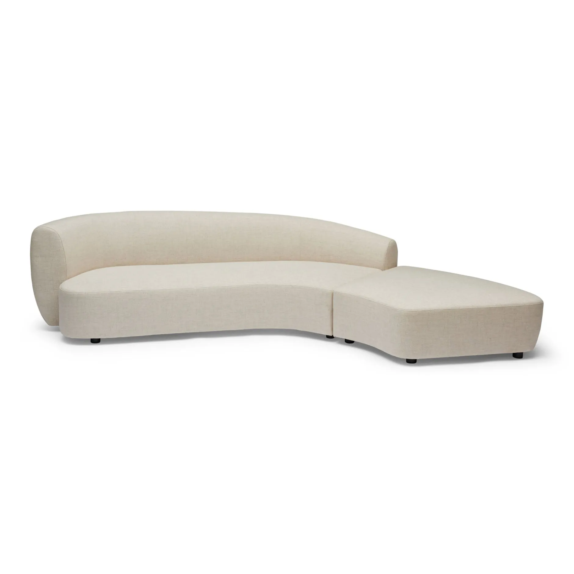 Best Horgans Celine Sectional Sofa Right Ivory