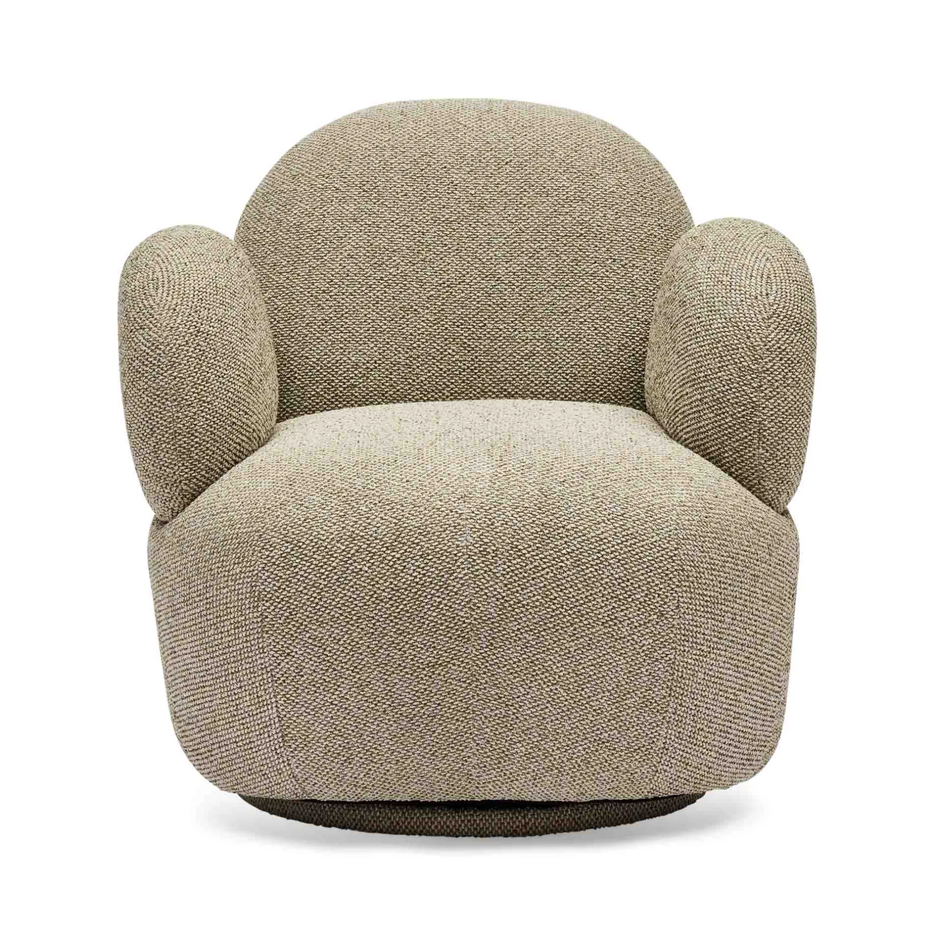 Discount Horgans Cleo Swivel Chair & Ottoman Set Pistachio