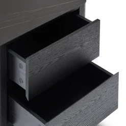 Fashion Horgans Clio Bedside Marble Ceramic Black