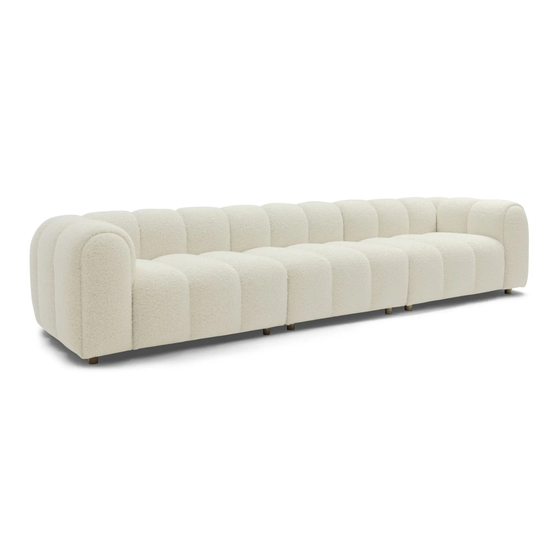 Sale Horgans Cloud Modular Sofa Angora 3 Seat Angora White