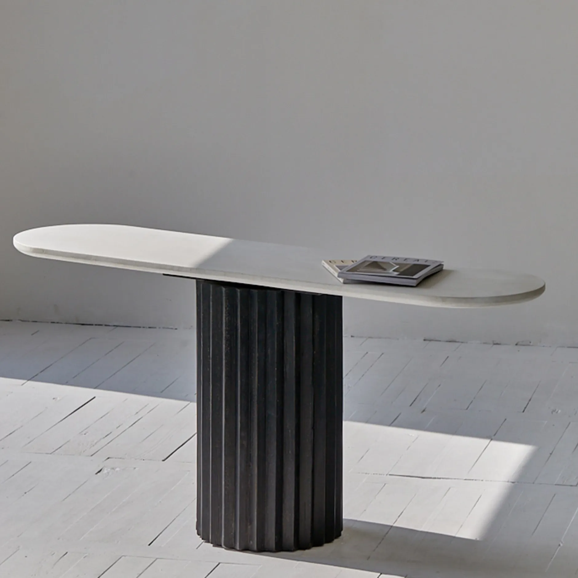 Discount Horgans Corbus Recycled Pine Console Black