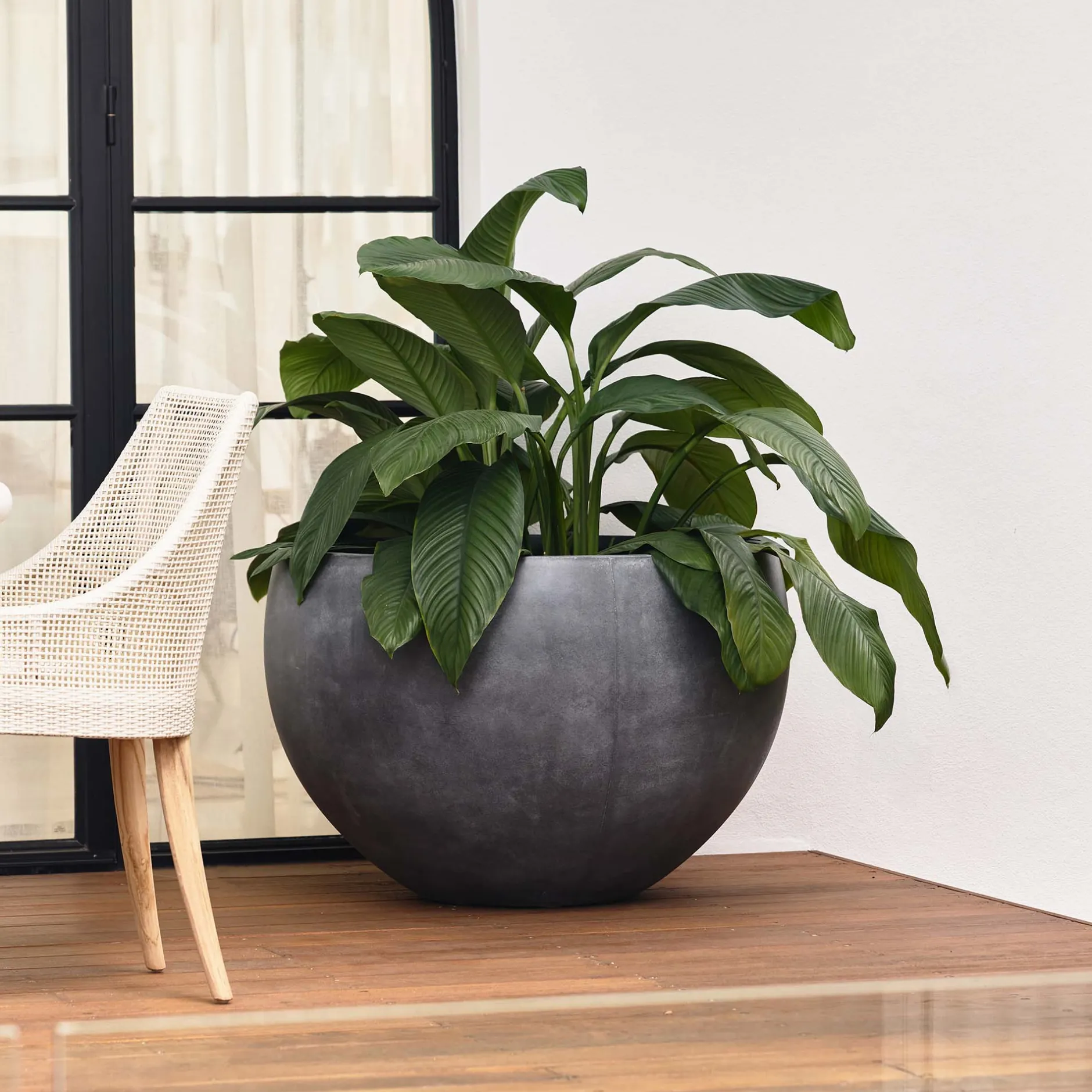 Best Horgans Cyrus Planter Medium Ash Grey