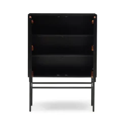 Discount Horgans Darwin Sheesham Cabinet Natural & Black