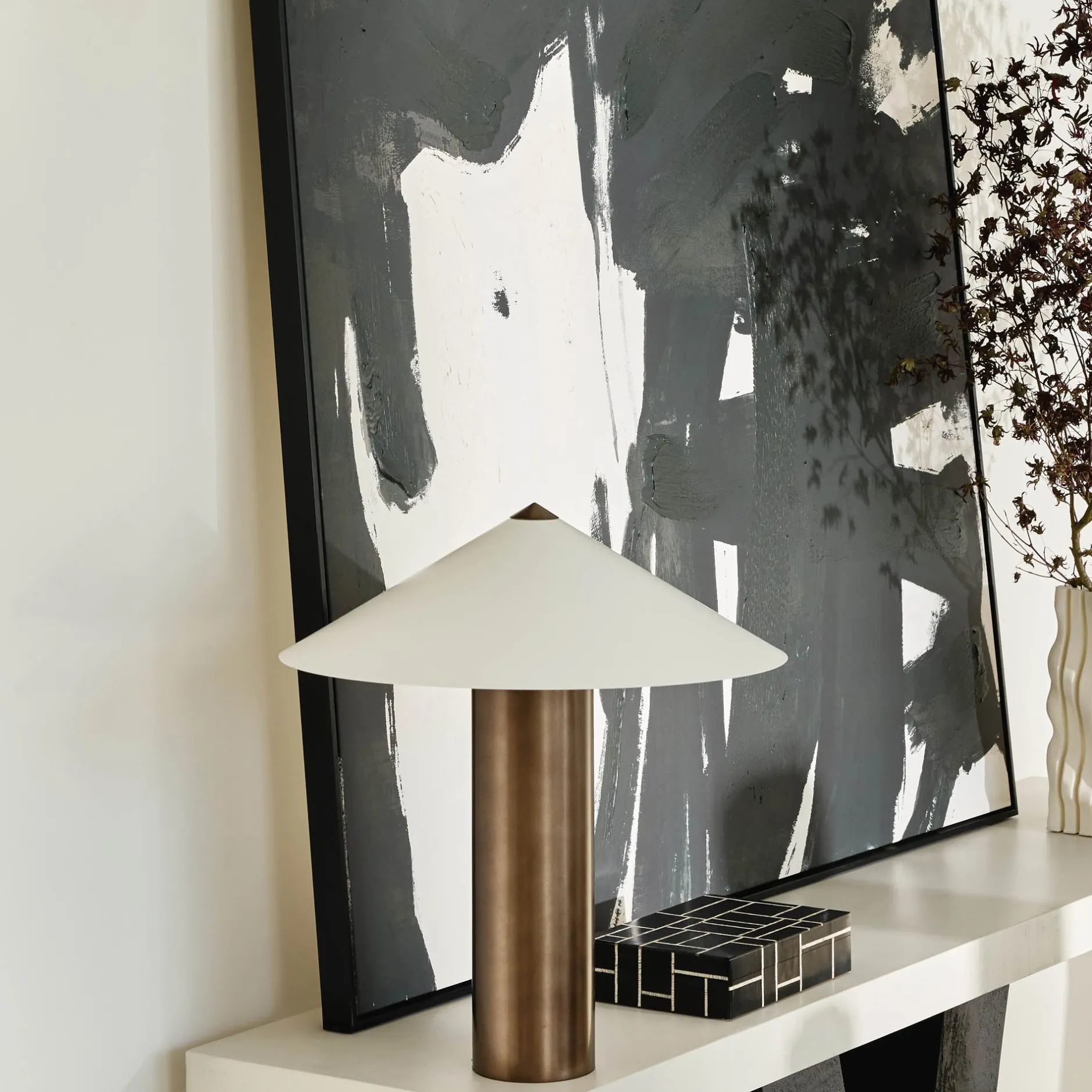 Fashion Horgans Datsu Framed Wall Art Black & White
