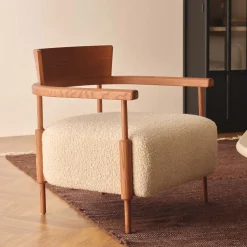 New Horgans Demi Occasional Chair Navajo Navajo White
