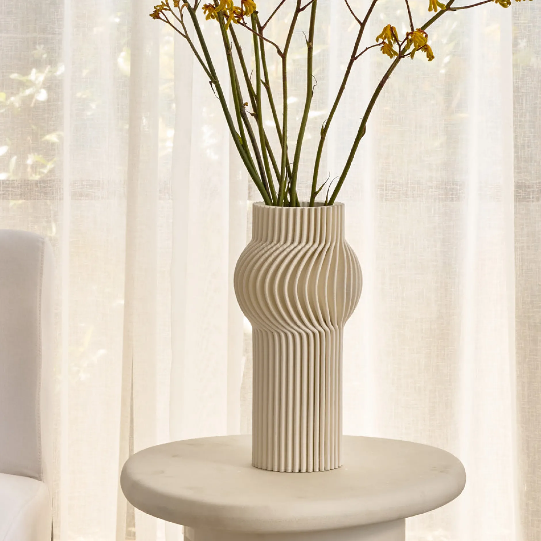 Sale Horgans Eiko Vase White