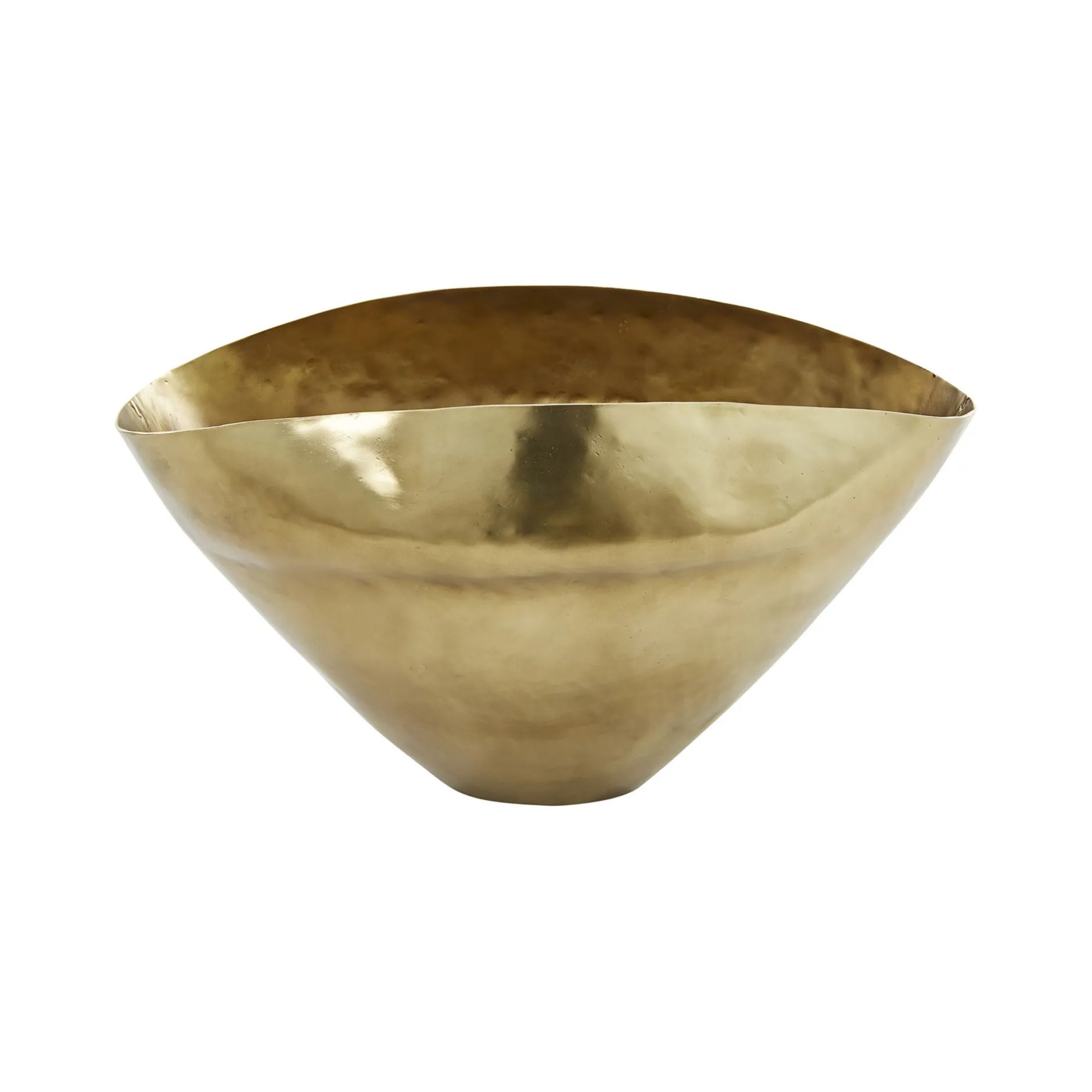 Best Horgans Elis Oval Bowl Large Antique Brass