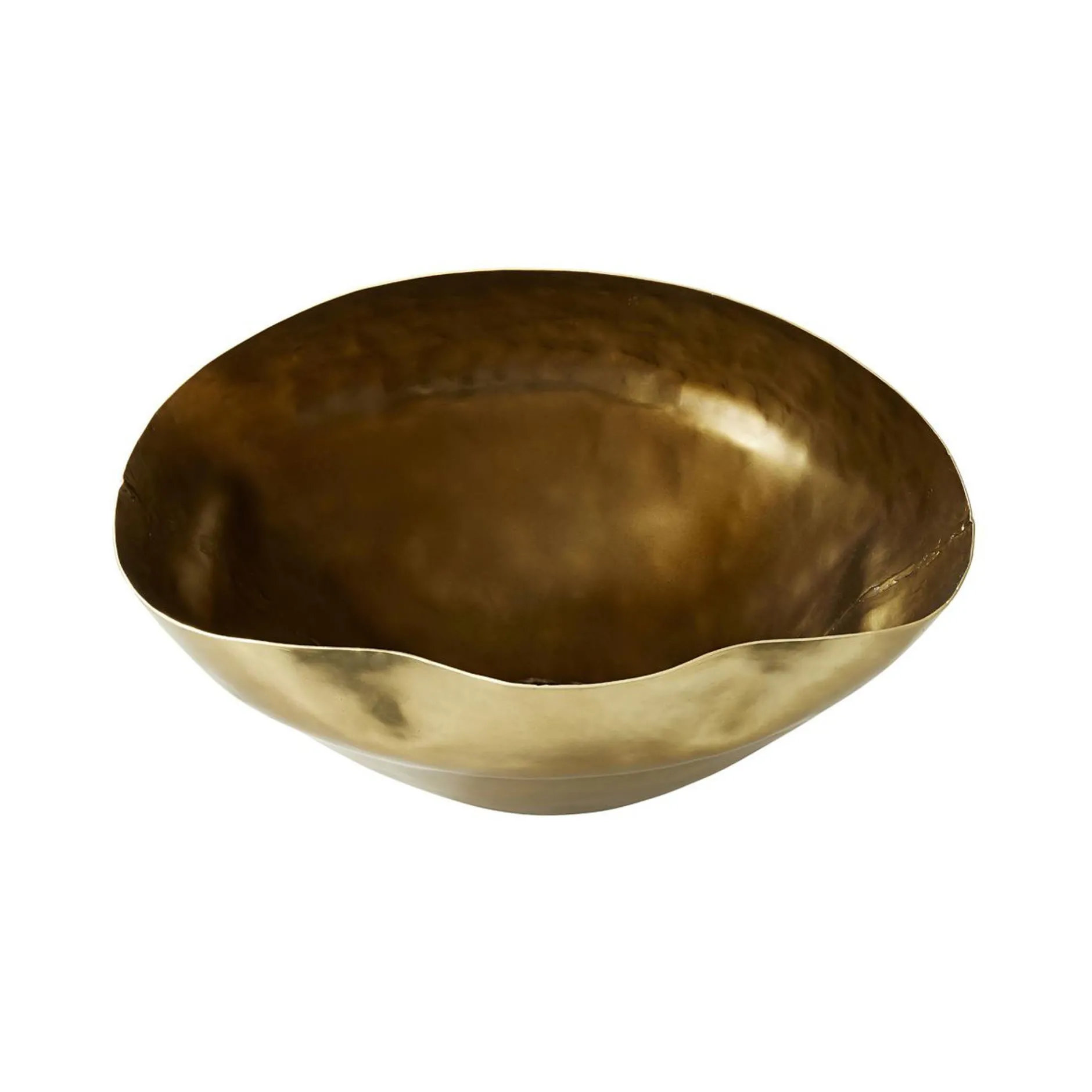 Best Horgans Elis Oval Bowl Large Antique Brass