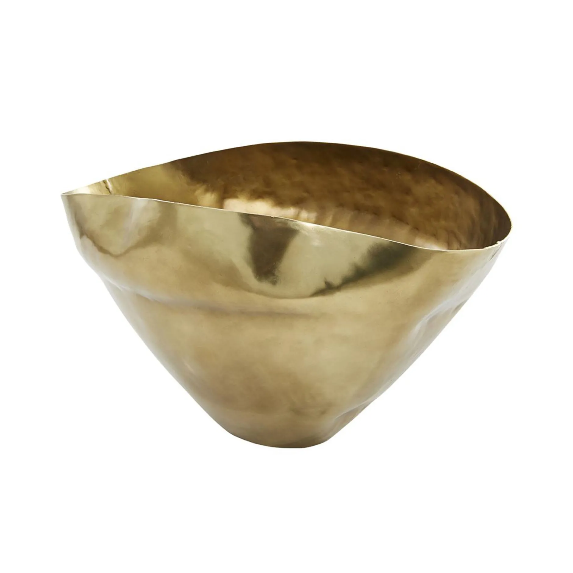 Best Horgans Elis Oval Bowl Large Antique Brass
